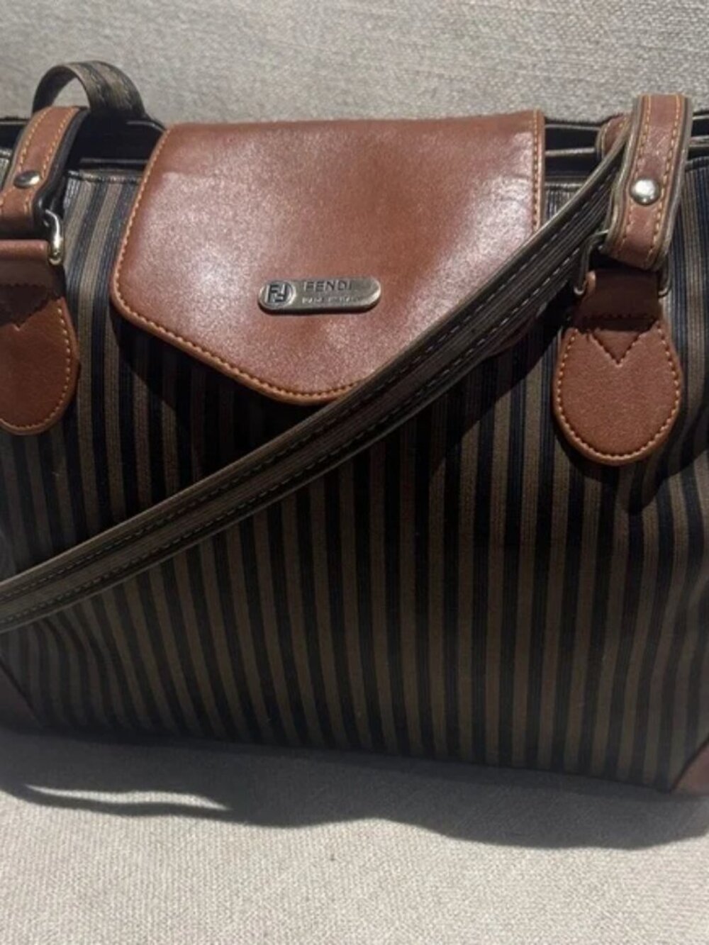 Vintage Fendi tote bag. EUC